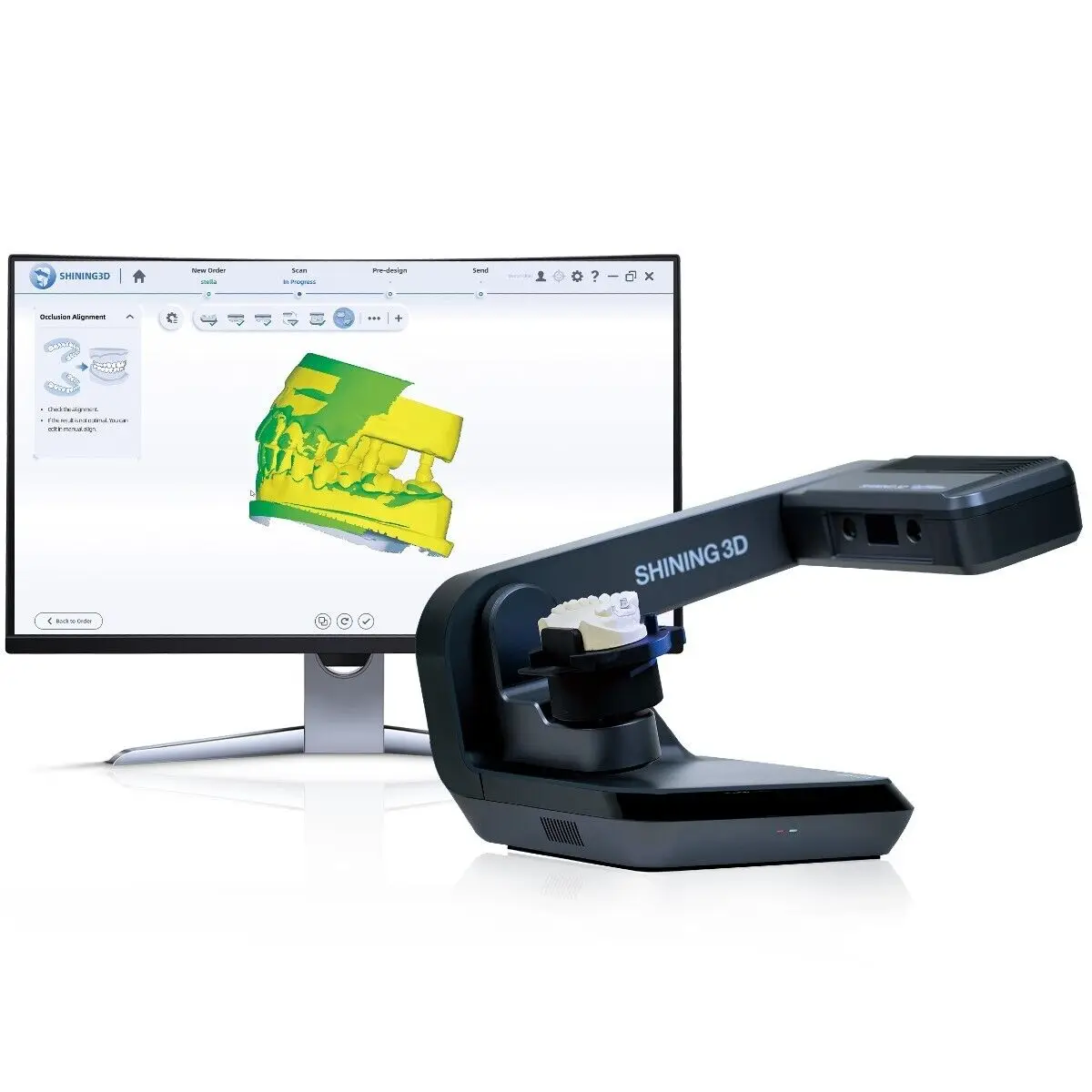 

new [Dental Lab 3D Scanner] Shining3D AutoScan DS-EX Pro(H) with Scanning Software