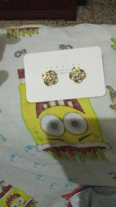 Light Luxury Zircon Stud Earrings photo review