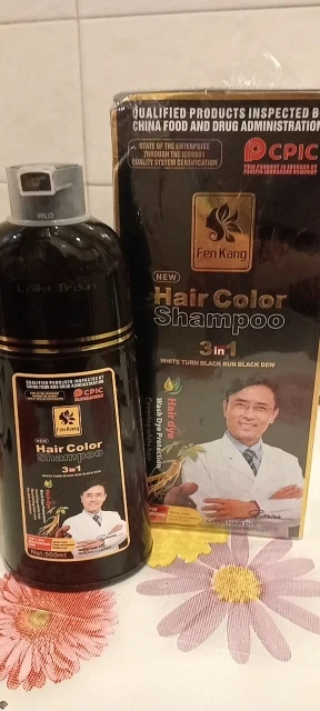 Hailicare® 500ml Permanent Hair Color Shampoo Exclusive Organic Hair Dye photo review
