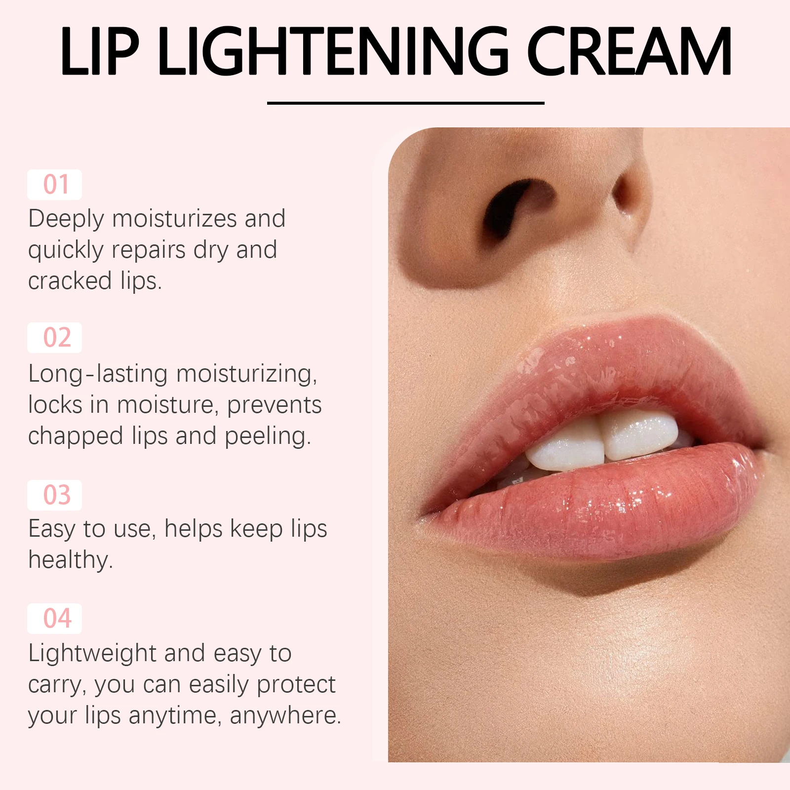 EELHOPE Nourishing Lip Cream Moisturizing Prevent Dryness and Peeling Remove Lip Lines Restore Smoothness Softening Lip Cream
