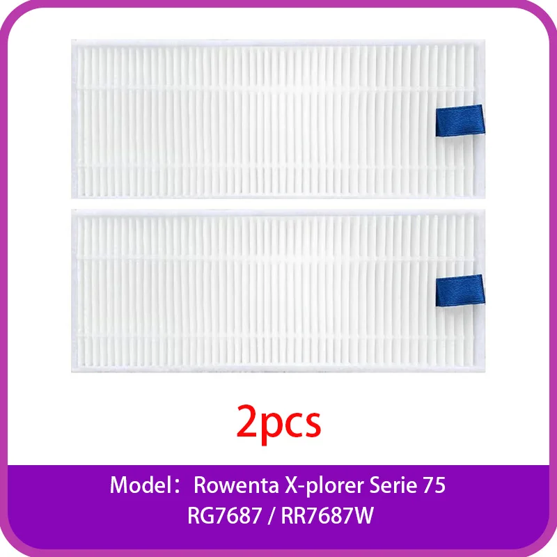 HEPA filter For Tefal Rowenta X-explorer Serie 75 RG7687 / RR7687W robot vacuum cleaner