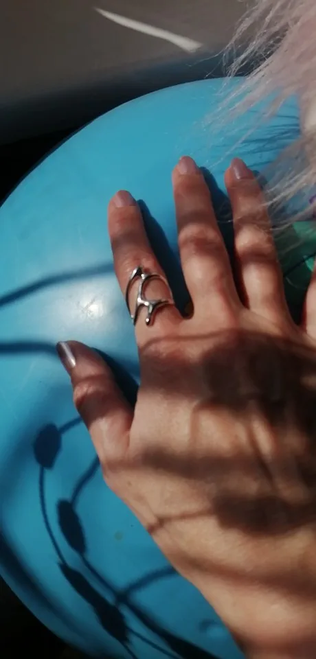 Adjustable Colorful Drip Glaze Ring photo review