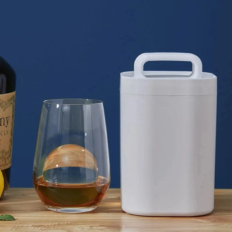 Eco-Friendly Ice Ball Maker Crystal Clear Ice Ball Press Spherical Whiskey Tray Mould Bubble-Free Maker Box Mold