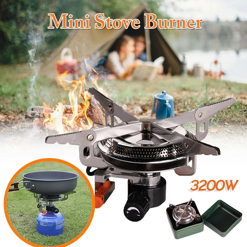 Outdoor Portable Gas Stove Camping Foldable Adjustable Bottletop Burner  Propane Hiking Lightweight Survival Stove Equipment - AliExpress