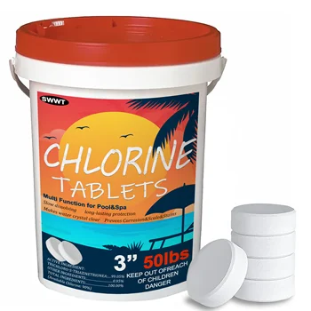 3 inch 50 Pounds Chlorine Tablets 1