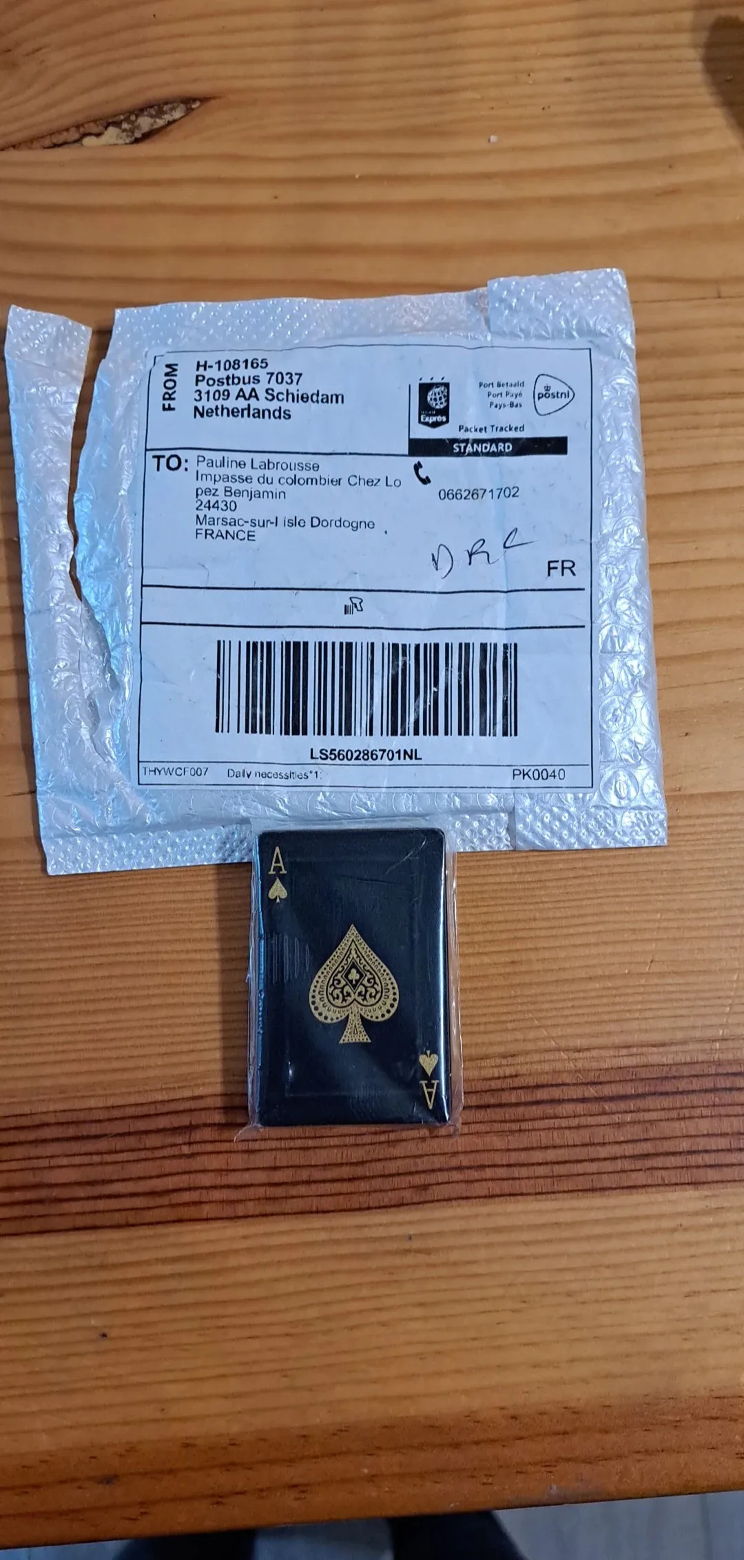 Briquet carte black édition limitée photo review