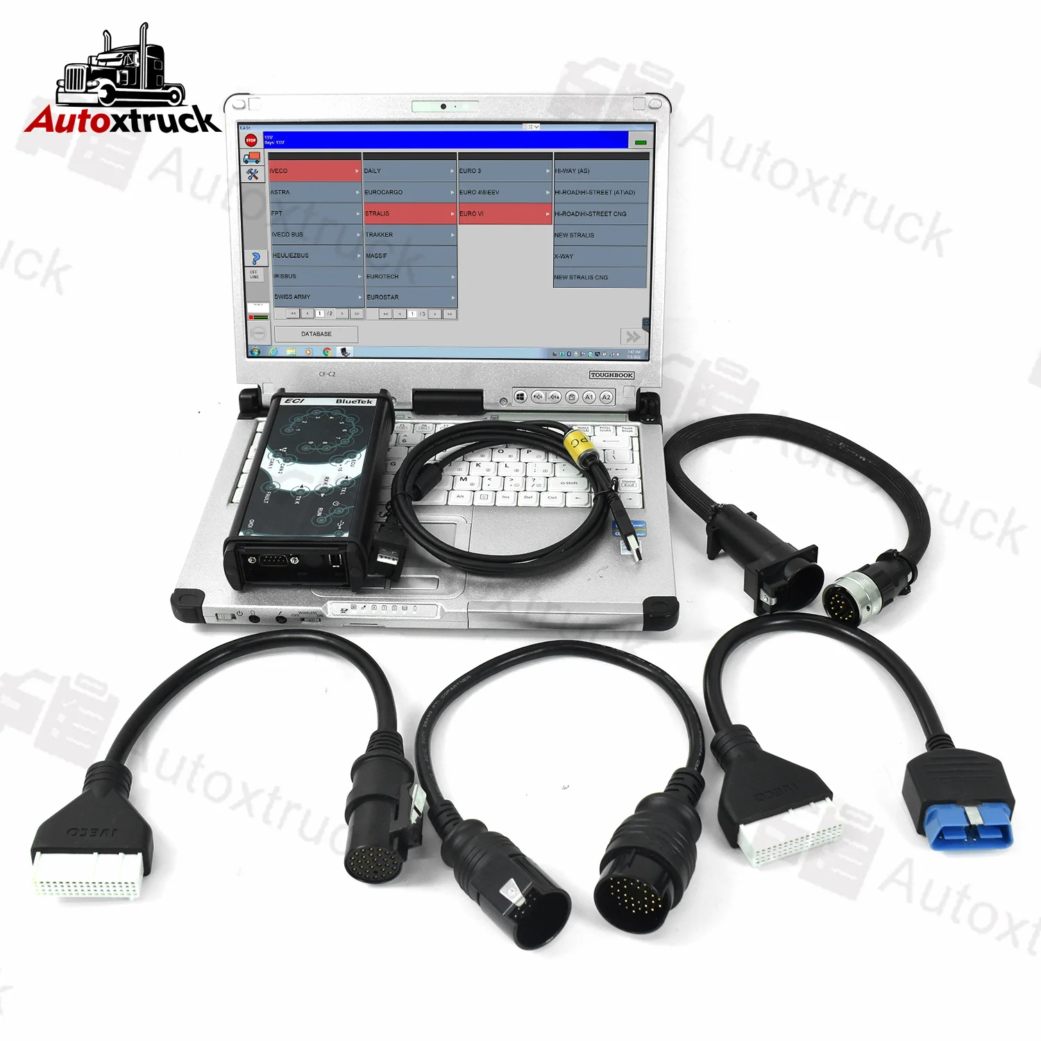 

CFC2 Laptop Eltrac diagnostic tools For IVECO TRUCK ELTRAC EASY ECI Euro5 Euro6 diagnosis scanner