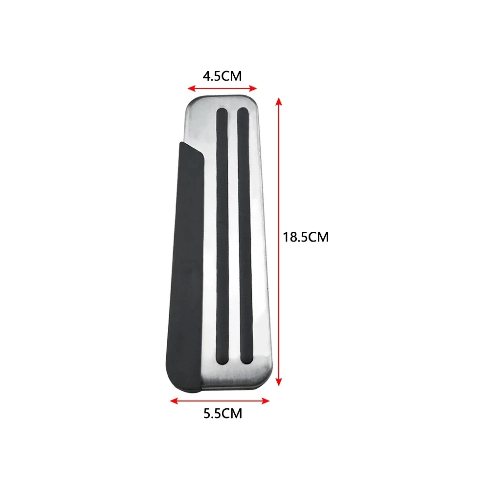 Car Foot Pedals Gas Accelerator Brake Stainless Steel Non-slip Pedal For Renault Clio Lutecia V Mitsubishi Colt