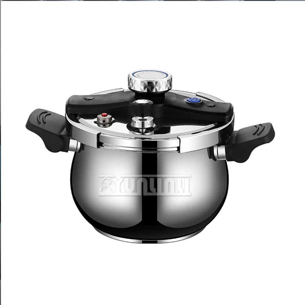 Household large capacity Pressure Cooker 304 Stainless Steel Pressure Cooker Gas Stove Induction Cooker Universal 6