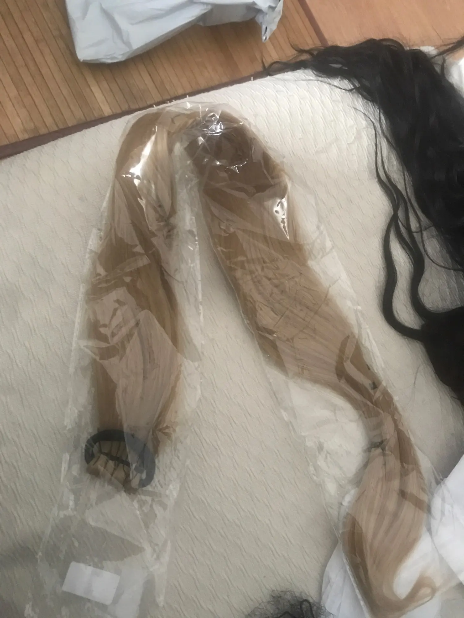 Synthetic Long Braided Ponytail Hair Rope Extension photo review