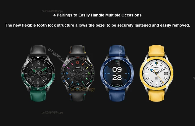 Original Xiaomi Watch S3 bezel strap set smart watch s3 eSIM watch  