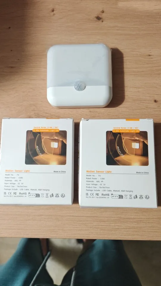 LED Smart Human Body Sensor Night Lights Emergency Automatic Lighting photo review