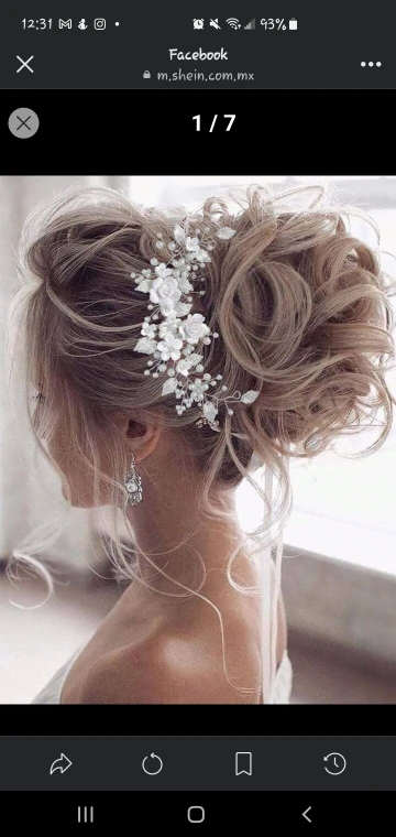 Crystal Silver Color Wedding Crown photo review