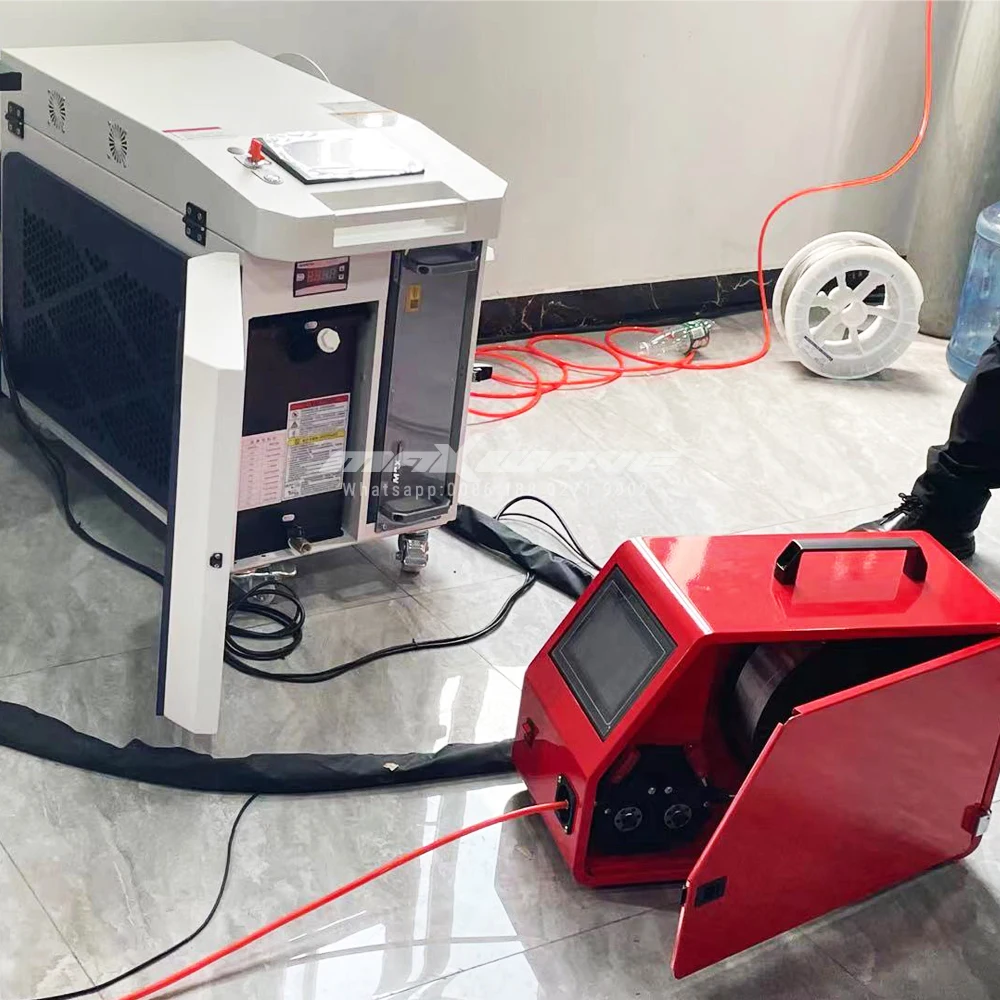 handheld laser welding machine MAX air-cooled 1500W fiber laser 4 in 1 gun welder machine for sale aluminum copper welding 6