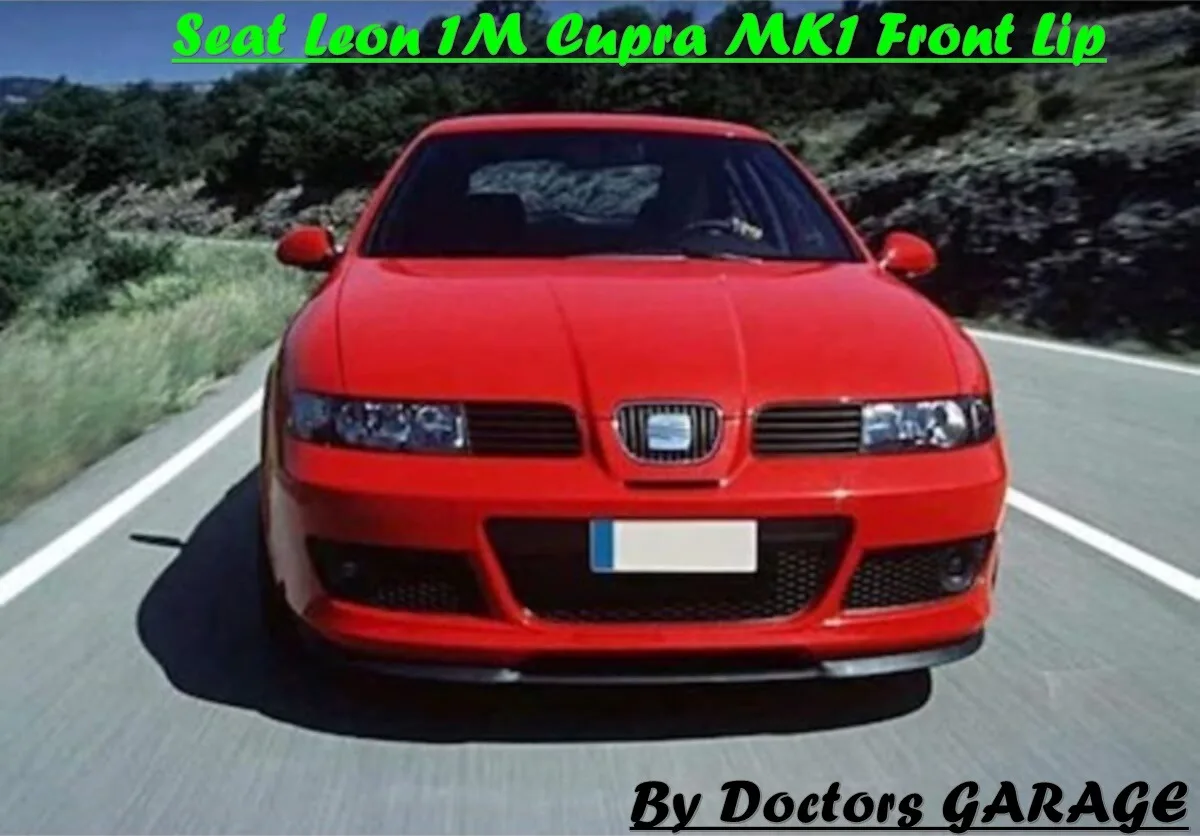 Per Seat Leon Cupra 1M Mk1 Attacco Paraurti Anteriore Universale Spoiler Nero Lip Splitter Diffusore Body Kit Protecter Accessorio