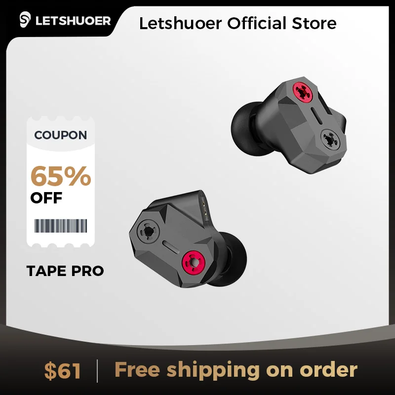 SHUOER(LETSHUOER）TAPE イヤホン Amazon.co.jp: LETSHUOER Tape Pro複合静電気(EST) と