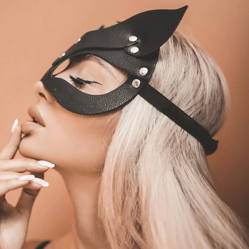 Halloween Bunny Máscara para Mulheres, Sexy Máscaras Cosplay, Máscaras Orelhas de Coelho, Festa, Bar, Boate, Acessórios Traje, 2022, Hot Sell