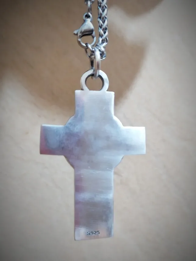 Sterling Silver Large Cross Pendant photo review
