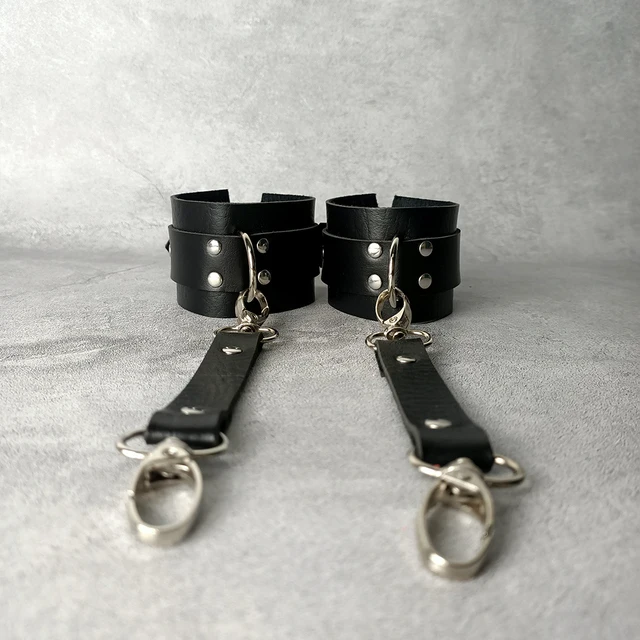 Sexy Lingerie Women Body Harness With Handcuffs Bdsm Leather Goth Garters Strap Harajuku Sword Belt Erotic Stockings Accessories