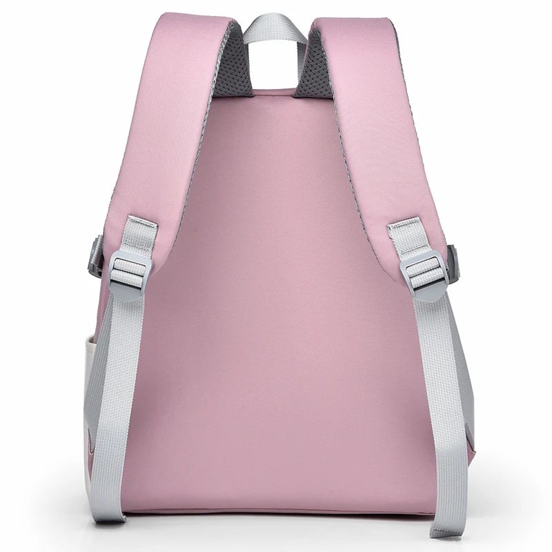 2022 Girl Student Backpacks Ins Campus Simple Casual Knapsack Schoolbag for Middle/High School Pro Custom Logo Shoulders Bag