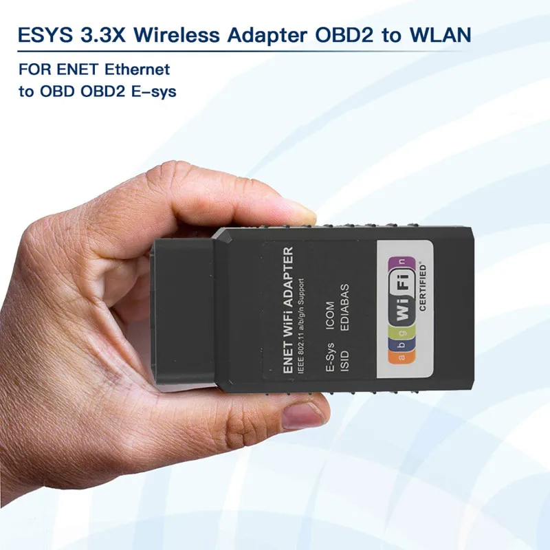 CarPlay E-SYS ICOM Enet 어댑터 Wifi OBD2 코딩 프로그래밍 도구 OBD 외부 장비 B-M-W F G I 시리즈