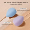 4pcs Makeup Sponge Powder Puff Beauty Cosmetic Ball Foundation Powder Puff Dry Wet Combined Water Droplets Make Up Tools 5