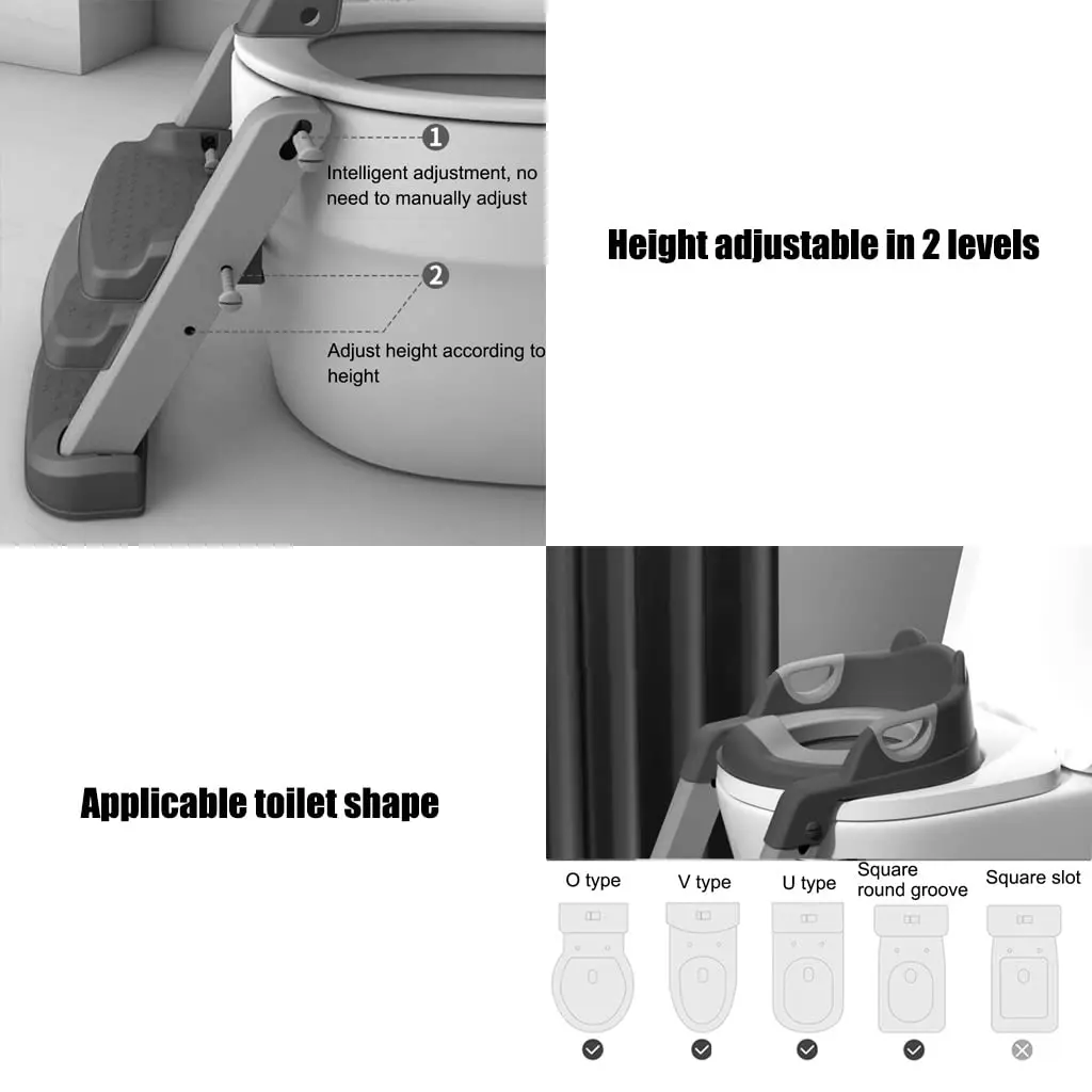 PU Kids Children Cushion Child Baby Potty Chair Training Toilet Seat Ladder With Step Stool Ladder Toilet For Kids
