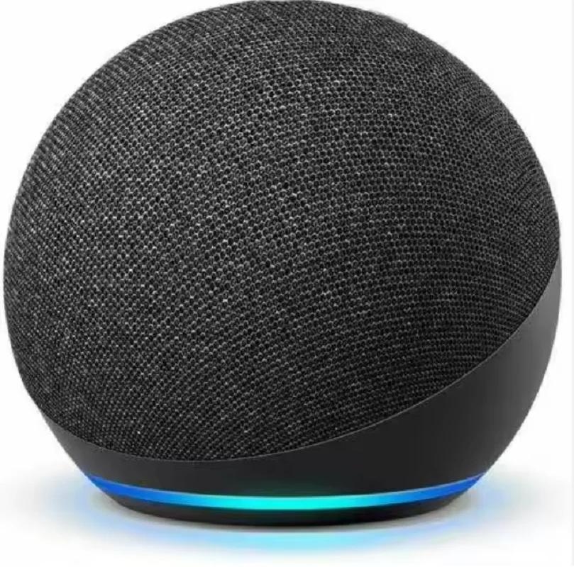 Original Alexa Echo Dot 5ème génération Smart Mini Wifi maison BT Alexa haut-parleur klaxon avec contrôle du son Assistant vocal et horloge