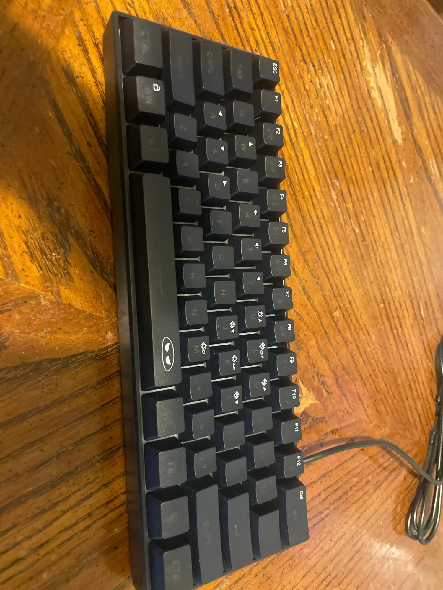 MageGee Mini 60% Gaming Keyboard, RGB Backlit 61 Key Ultra-Compact Keyboard, TS91 Ergonomic Waterproof Mechanical Feeling Office photo review