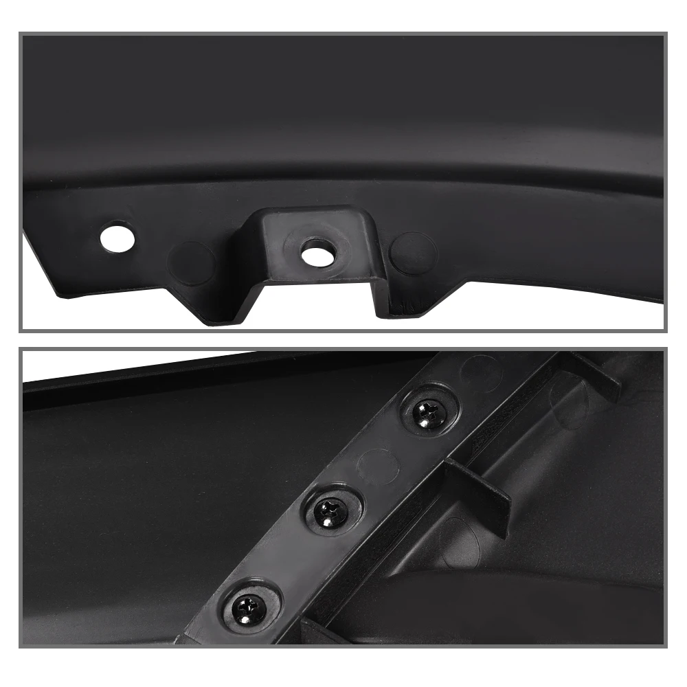 Front Bumper Spoiler Lip Chin Spoiler Body Kit Fit for 2013-2014 Ford Mustang Rp Style Abs Black Lower Splitter Protector Blade