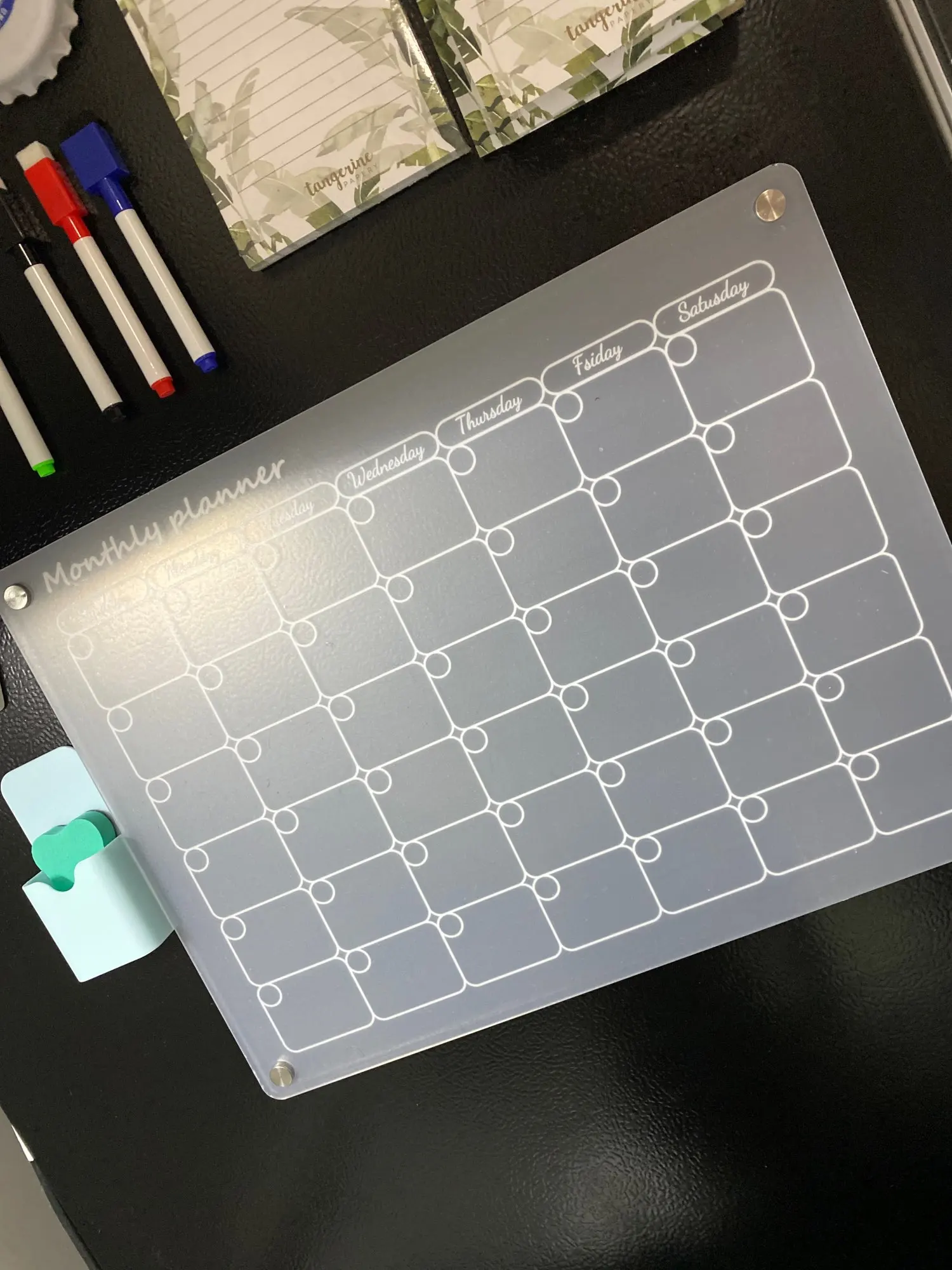 MemoMate - Magnetic Acrylic Calendar & Planner