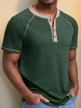 Men's Short Sleeve Casual T-Shirt, Comfortable and Breathable, Classic and Versatile, Perfect for Everyday Wear 4