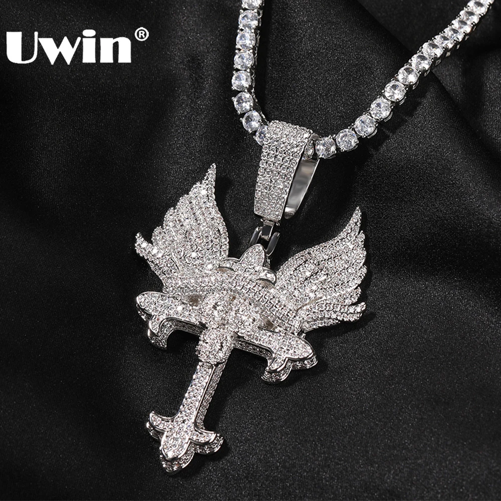 TTDGYYXW Collana Vintage Hip Hop con Pendente cubico Personalizzabile