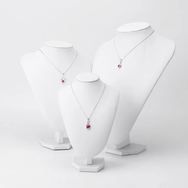 Collier chaîne bijoux buste cou affichage accessoires support de rangement maison chambre cou support autoportant collier présentoir support 1