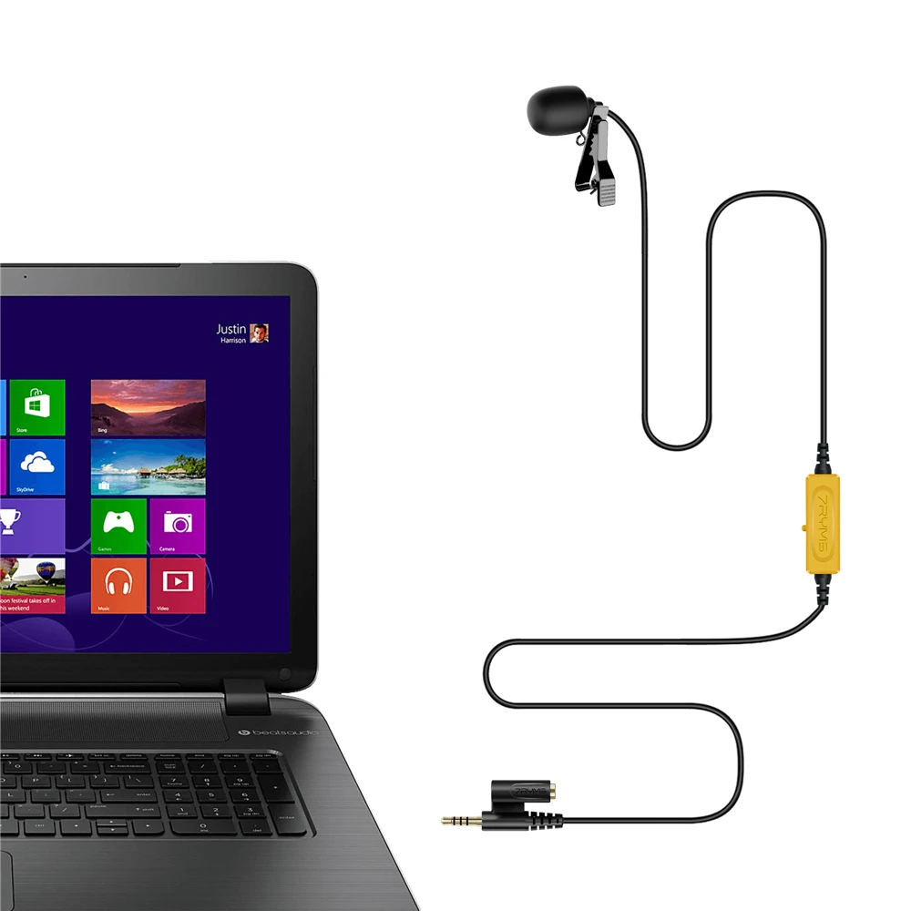 7Ryms S.LAV 01 6m Portable Omnidirectional Condenser Monitor Lavalier Microphone