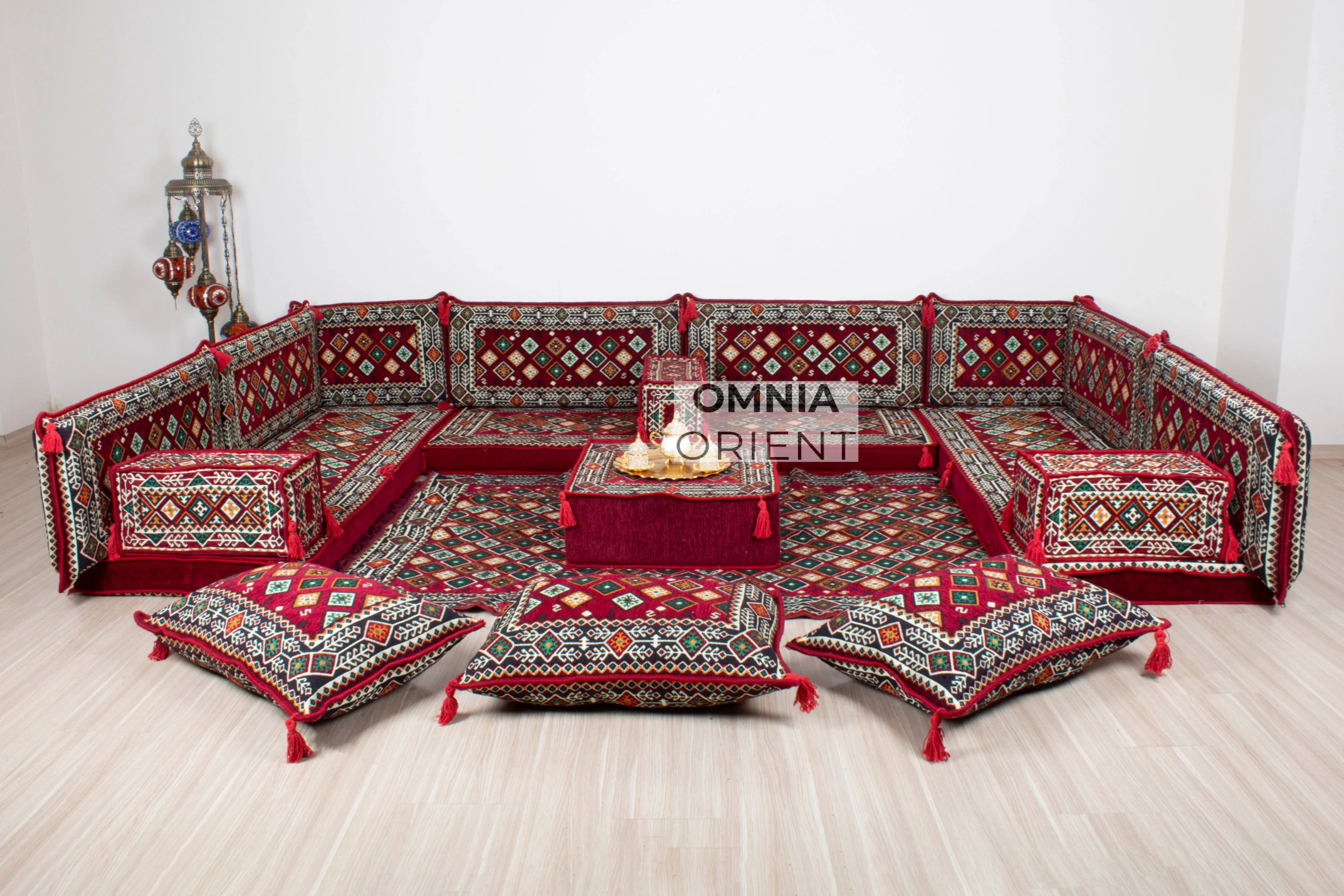 

Ethnic Bench Cushion Traditinal Sofa Arabic Sofa Modular Loveseat Arabic Seating Set Meditation Sofa Yemeni Sofa Oriental Diwan