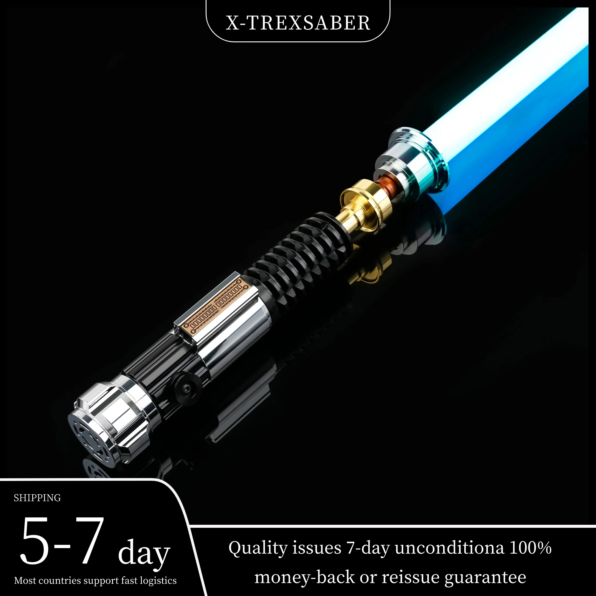 Txqsaber Kenobi Obi-Wan Ep3 Lightsaber Snv4 Skywalke Laster Combat Proffie Jedi 16Sound Blaster Smooth Swing Metal Light Gift
