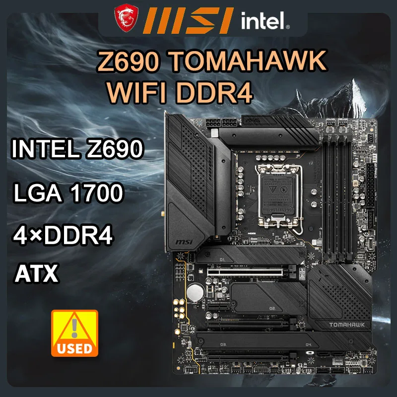 Msi Mag Z690 Tomahawk Wifi Ddr4 Scheda Madre Lga 1700 Intel Z690 Pci-E 5.0 M.2 Usb3.2 Atx Hdmi Per Cpu Double Gen Core I5-13400
