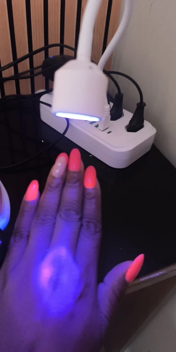 Mini Nail Dryer UV LED Nail Lamp Foldable USB Curing Lights Desk Lamp For Nail Gel Polish Quick Dry Nail Art Dryer Manicure Tool photo review