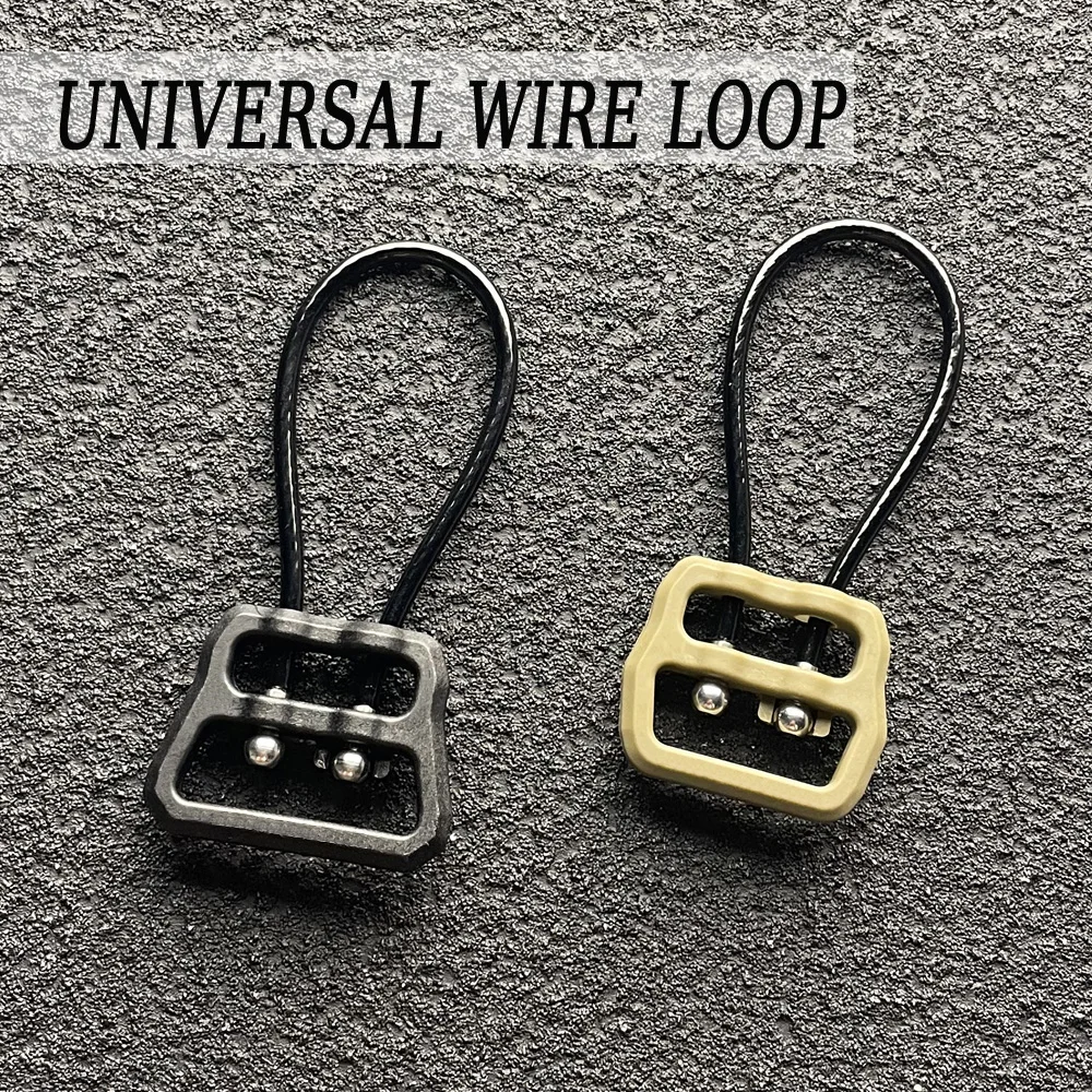 

Universal Wire Loop U Loop BFG Sling Adapter Airsoft Connection Quick-detach Buckle 1" & 1.25" Wide Hooks for Rifle