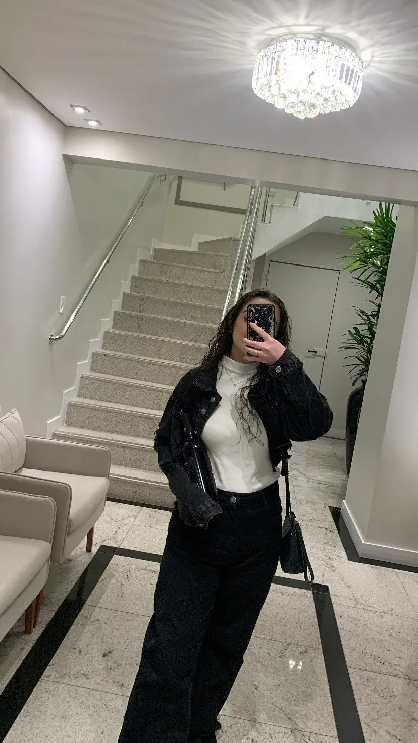 Ailegogo Faux Leather Short Jacket photo review