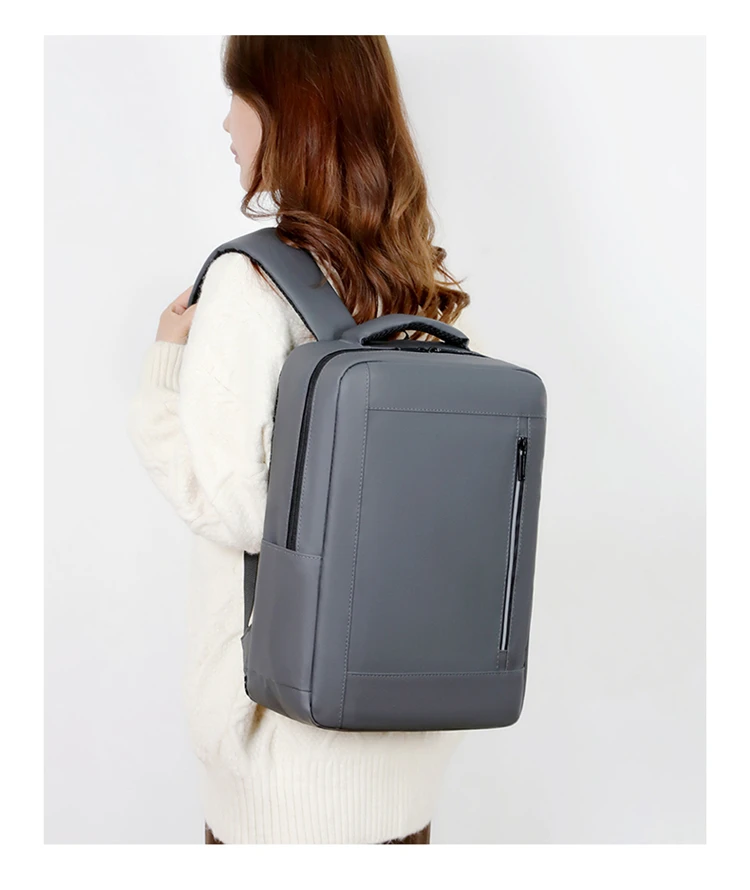Minimalist Business Waterproof Backpack Unisex USB Charging Large Capacity Laptop Bag Multifunctional Stylish Travel Backpack Sc