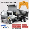 Alloy RC Dump Truck 8-Channel Large-Scale Remote Control Engineering Vehicle Multi-functional Lighting and Sound Simulation 2