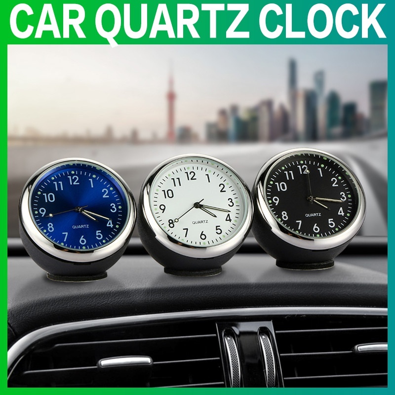 STONEGO Car Clock Ornament Autowatch Decoration Automobiles Interior Dashboard Time Display Digital Pointer Clock Accessories