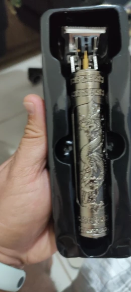 Máquina De Cortar Cabelo Parágrafo Barba Masculina Designer Aleatório Elétrico Profissional photo review