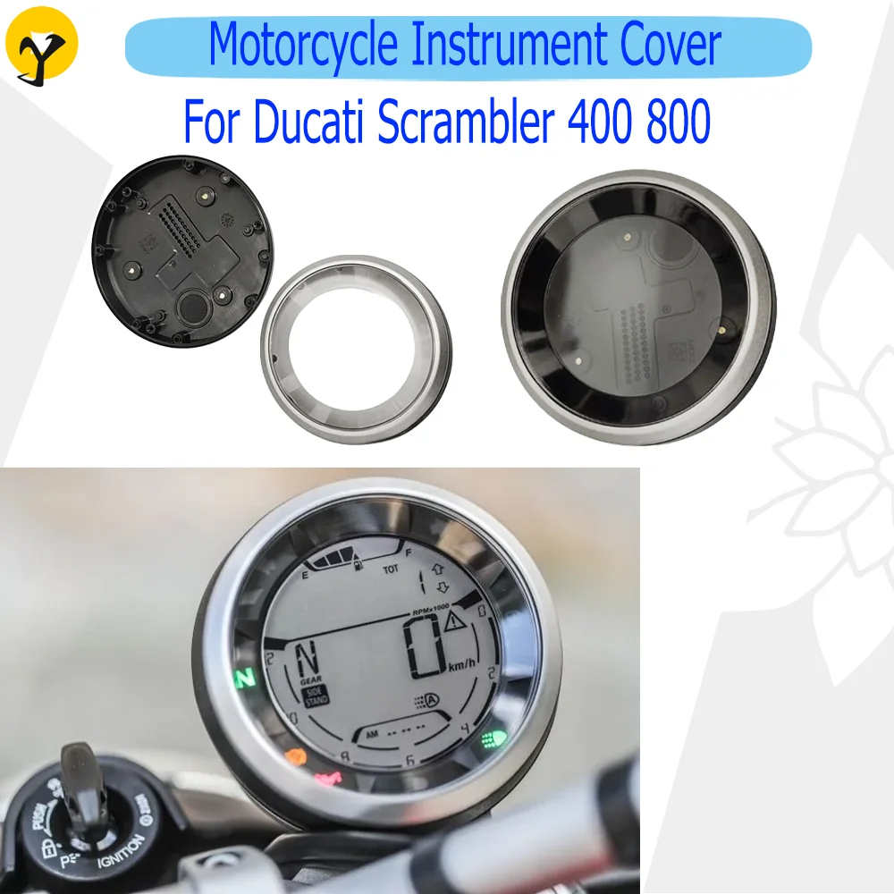 Copertura Dello Strumento Del Motociclo Per Ducati Scrambler 400 800 Icon Desert Sled Full Throttle 400 Sixty2 Tachimetro Dell'Alloggiamento Dello Str