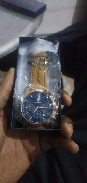 Poedagar relógio de quartzo masculino luxo esportes à prova dwaterproof água cronógrafo luminoso data homem relógio de pulso negócios couro relógios masculinos photo review