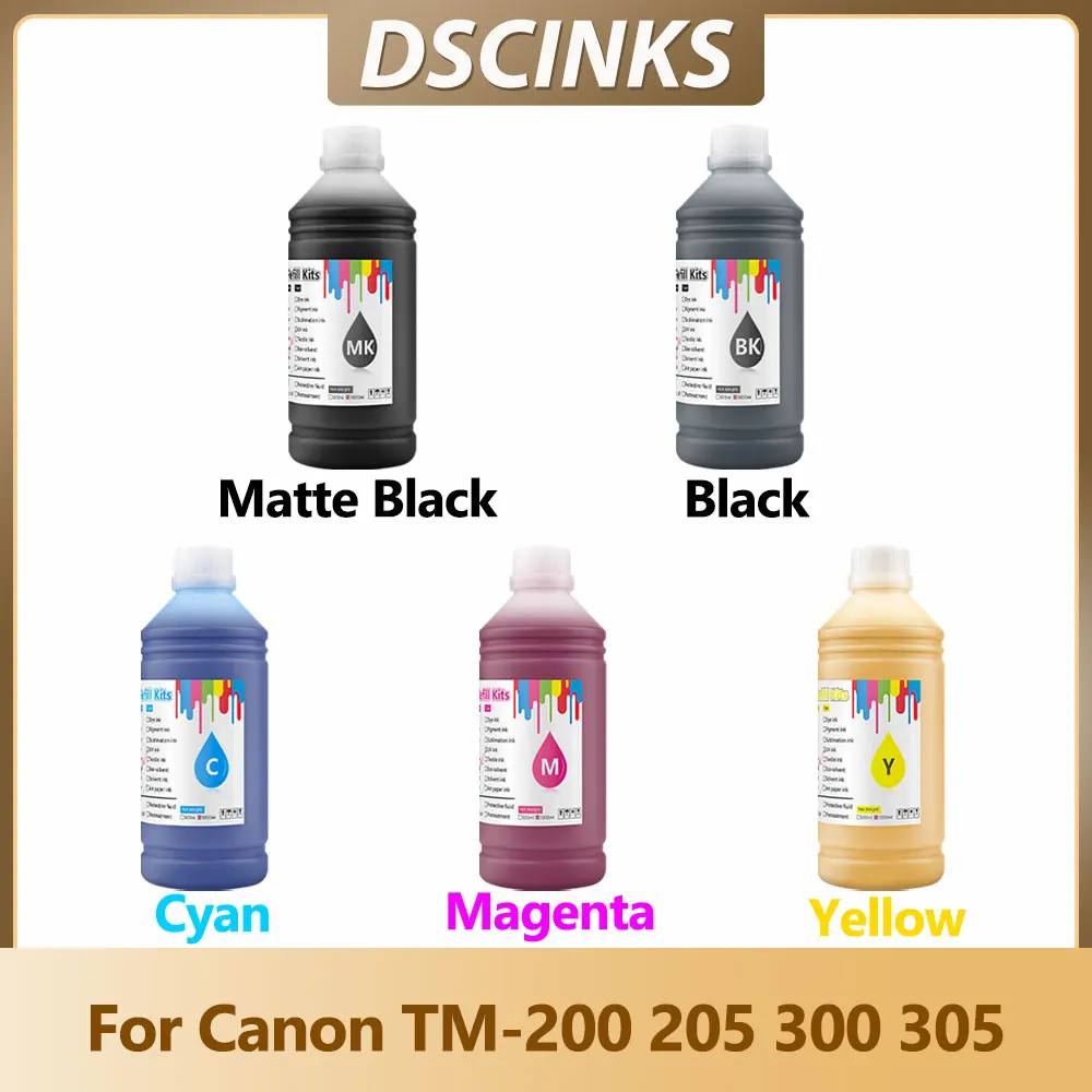 Tinta de Pigmento Universal para Impressora Canon Impermeável Impressora Pfi120 Pfi320 Pfi-1700 706 701 702 703 707 Pro-1000 Pfi206 306 1000ml - Imagem 2