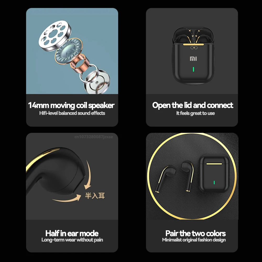 Xiaomi Wireless Earphone Noise Reducting Bluetooth Earbuds MIJIA HiFi Stereo In-Ear Headset Subwoofer Headphones Handsfree Mic 4