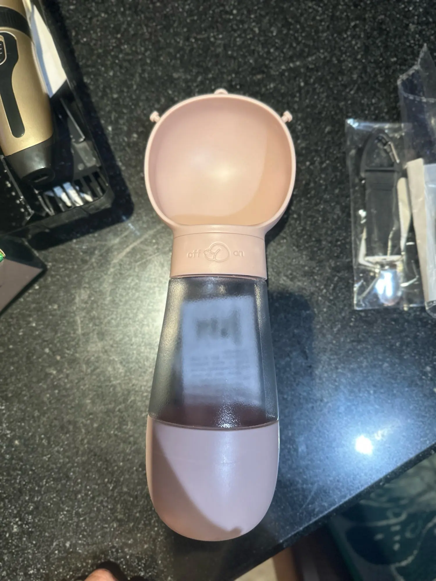 Travel Paws 2-in-1 Bottle: Hydration and Nourishment on the Go photo review